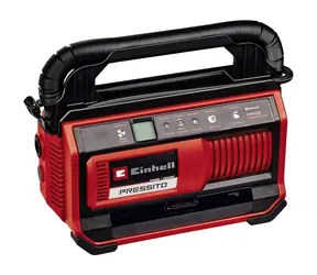 Einhell PRESSITO 18/25 / Kompresor bezprzewodowy / 18 V / 25 l/min / Ciśnienie 11 bar / Bez akumulatora