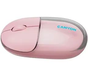 Canyon OnClick 24 różowa / Bezprzewodowa mysz optyczna / Bluetooth / 2,4 GHz / 1200 DPI