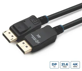 Kabel MicroConnect DisplayPort 1.2 czarny / Kabel / 4K / 60 Hz / 3 m