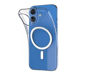 Puro 03 Mag iPhone 16 PLUS transparentny / Etui / Silikon / MagSafe
