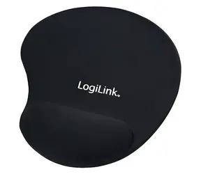 LogiLink ID0027 czarny / Podkładka pod nadgarstek myszy / 3 mm / 200x220x20 mm