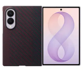 Etui Samsung Carbon Magnet fioletowe / Etui / do Samsung Galaxy Z Fold8 / z magnesem