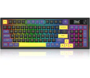 Redragon K725LBY-RGB-PRO Glintstone / Klawiatura gamingowa / mechaniczna / niski profil / Low Profile Blue / bezprzewodowa