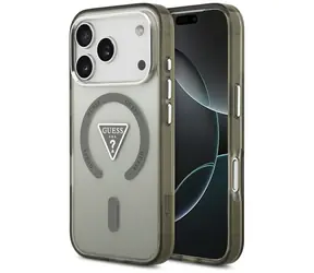 Logo Guess IML Gradient Triangle w kolorze zielonym / Tylna obudowa / MagSafe / iPhone 17 Pro Max