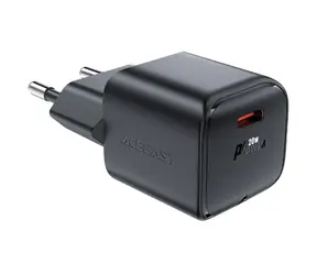 Acefast A73 Mini PD20W GaN czarny / Ładowarka / USB-C / 20W