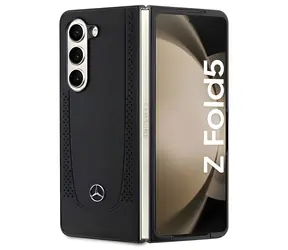 Etui skórzane Mercedes Urban do Samsung Galaxy Z Fold5 czarne / Etui / Samsung Galaxy Z Fold5 / Skóra