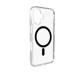 Puro Lite Mag iPhone 17 przezroczysty, czarna ramka / Etui / MagSafe