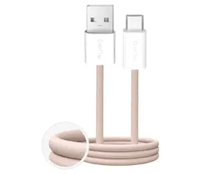 Puro Fabrik beżowy / Kabel danych / USB-A - USB-C / 1,5 m / 10 W / pleciony
