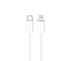 Puro TPE Cable USB-C (M) - Lightning (M) biały / Kabel danych / 2 m / 20 W