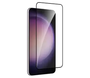 Puro Frame czarny / Szkło ochronne / Samsung Galaxy S25+ i S24+ / Szkło hartowane