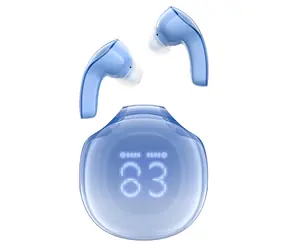Słuchawki douszne bezprzewodowe Acefast T9 niebieskie / Mikrofon / Bluetooth 5.3