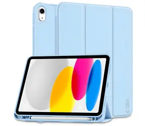 Etui Tech-Protect SC Pen jasnoniebieskie do Apple iPad 10,9" 2022 / uchwyt na rysik