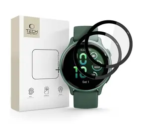 Szkło ochronne Tech-Protect Flex+ do Garmin Vivoactive 6 czarne / Szkło ochronne / Hybrydowe / 2 szt.