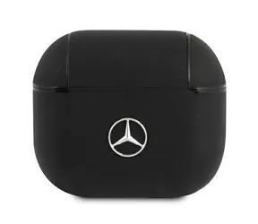 Etui Mercedes Electronic Line do Apple AirPods 3 czarne / Etui
