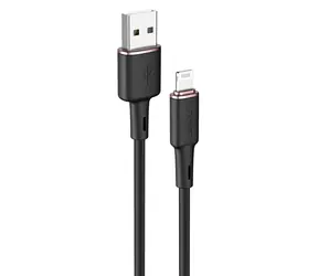 Acefast C2-02 czarny / kabel USB-A (M) - Lightning (M) / 1,2 m / 2,4 A / MFI