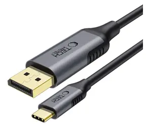 Tech-Protect UltraBoost czarny / kabel USB-C do DisplayPort 1.4 / 8K 60Hz / 180 cm