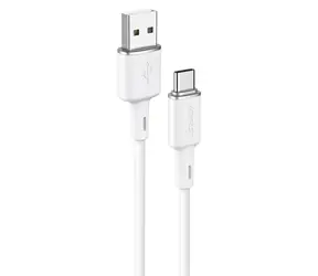 Kabel Acefast C2-04 USB-A - USB-C biały / 3A / 1,2 m