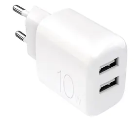Puro PRO LITE biały / Ładowarka / 10 W / 2x USB-A