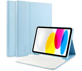 Pióro Tech-Protect SC Pen + klawiatura jasnoniebieskie / Etui z klawiaturą / Apple iPad 10,9" (2022) / Bluetooth