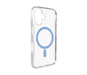 Puro Lite Mag iPhone 17 przezroczysty, niebieski pierścień / Etui / MagSafe