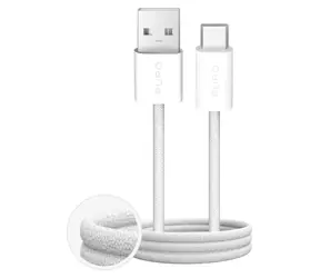 Puro Fabrik 2.0 biały / Kabel danych / USB-A / USB-C / 10 W / 1,5 m