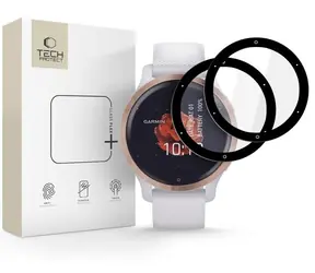 Szkło ochronne Tech-Protect Flex+ do Garmin Venu 2S czarne / Szkło ochronne / Hybrydowe / 2 szt.