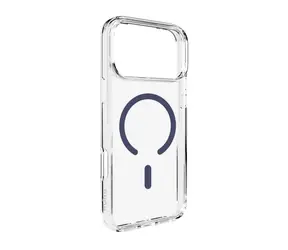 Puro Lite Mag przezroczysty, niebieski pierścień / Cover / MagSafe / iPhone 17 Pro