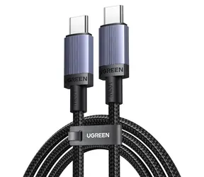 Kabel Ugreen USB-C - USB-C 2m czarny / Kabel / PD 100W / 5A