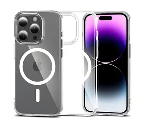Tech-Protect FlexAir Hybrid przezroczysty / Etui ochronne / MagSafe / iPhone 15 Pro