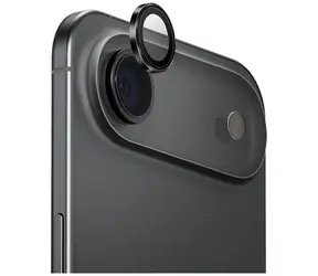 UNIQ Optix Apple iPhone 17 Air czarny / Osłona obiektywu / Aluminium / Z aplikatorem
