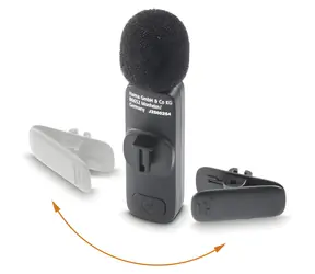 HAMA Lavalier SMART / Mikrofon krawatowy / bezprzewodowy / USB-C / redukcja szumów / 4,5 godz. czasu pracy baterii