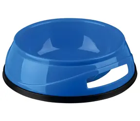 TRIXIE Miska plastikowa z gumową krawędzią / Miska dla psa / 0,75 l /  16 cm