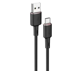 Acefast C2-04 USB-A (M) - USB-C (M) 1,2 m czarny / Kabel / 3A