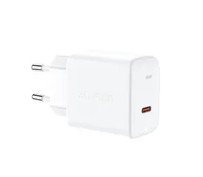Ładowarka Acefast A21 GaN biała / USB-C / 30 W / PD / QC 3.0