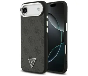 Guess 4G Trójkątne Logo czarne / Tylna obudowa / MagSafe / iPhone 17 Air