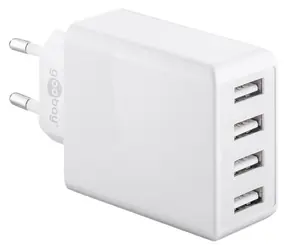 Goobay 44962 biały / Ładowarka / wieloportowa / USB-A / 30 W