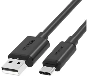 Unitek C14069BK czarny / Kabel / USB-A (M) - USB-C (M) / 3 m
