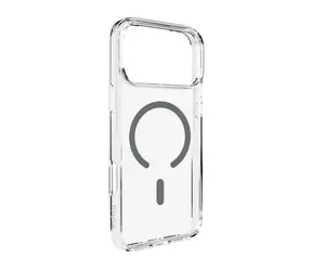 Puro Lite Mag iPhone 17 Pro przezroczysty, szara ramka / Etui / MagSafe