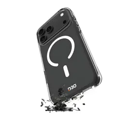 Puro Impact Clear iPhone 17 Pro przezroczysty / Etui / MagSafe / Ochrona przed uderzeniami D3O