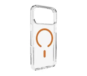 Puro Lite Mag przezroczysty, pomarańczowy pierścień / Etui / MagSafe / iPhone 17 Pro Max