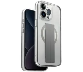 UNIQ Heldro Mag transparentny / Etui ładujące / MagSafe / iPhone 15 Pro Max