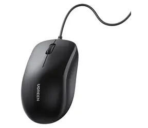 Mysz optyczna przewodowa Ugreen czarna / Mysz / USB / optyczna