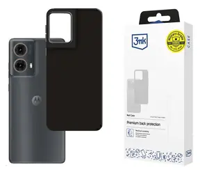 Etui 3mk Matt czarne / Tylna obudowa / Motorola Moto G85