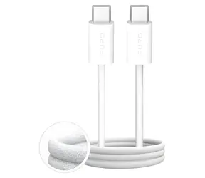 Puro Fabrik 4 biały / Kabel danych / USB-C - USB-C / 2 m / 60 W / pleciony