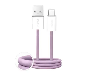 Puro Fabrik 2.0 różowy / kabel USB-A - USB-C / pleciony / 10 W / 1,5 m
