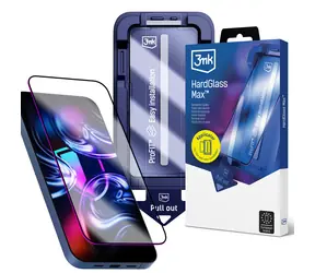 Szkło ochronne 3mk HardGlass Max / Apple iPhone 15 Pro