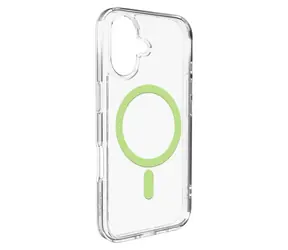 Puro Lite Mag iPhone 17 przezroczysty z zieloną ramką / Etui / MagSafe
