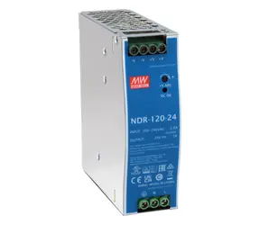 Zasilacz LevelOne 24 V/120 W srebrny / Zasilacz / Szyna DIN / 90-264 V AC / Wyjście 24 V/5 A / -20 do 70 °C