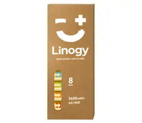 Linogy AA Li- ION Pro 8 szt. / Akumulator / Li- ION / 1,5 V / 3600 mWh