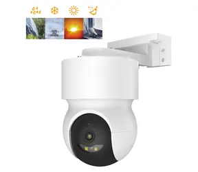 Kamera iGet HOME CS8 biała / Kamera IP zewnętrzna/wewnętrzna / 2K / 102° / IP65 / obrotowa / WiFi